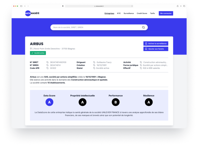 Rapport KYC - AIRBUS